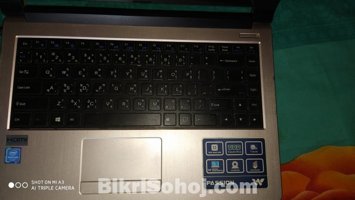 Walton laptop pentium  500gb,4gb